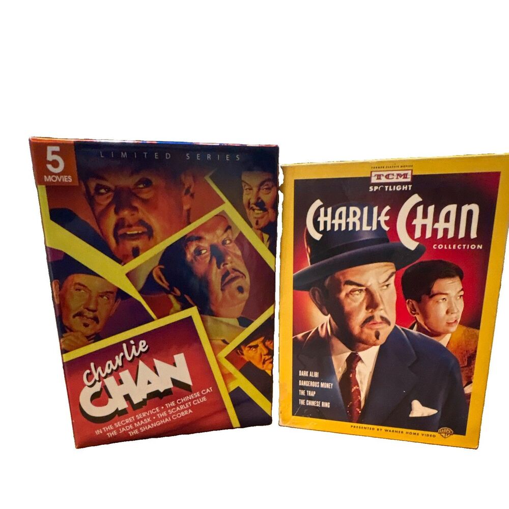 Charlie Chan DVD Box Set Lot TCM Spotlight & 5 Movies Lmt Series Classic Mystery